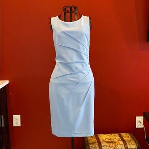 Calvin Klein size 8 baby blue dress